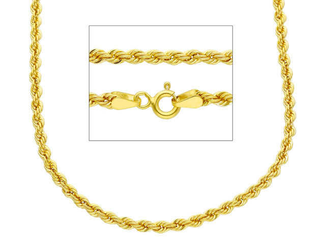 Inglessis Collection  Deluxe Gold Link Chain Necklace Κ14 Yellow Gold