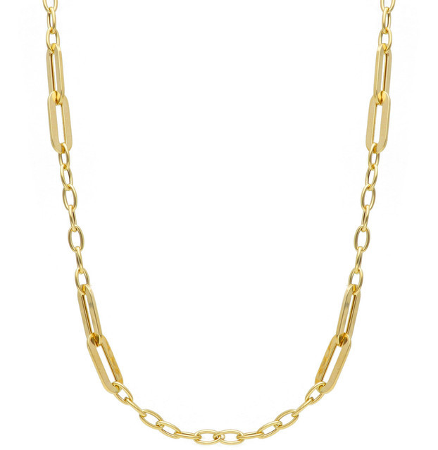 Inglessis Collection  Deluxe Gold Link Chain Necklace Κ14 Yellow Gold
