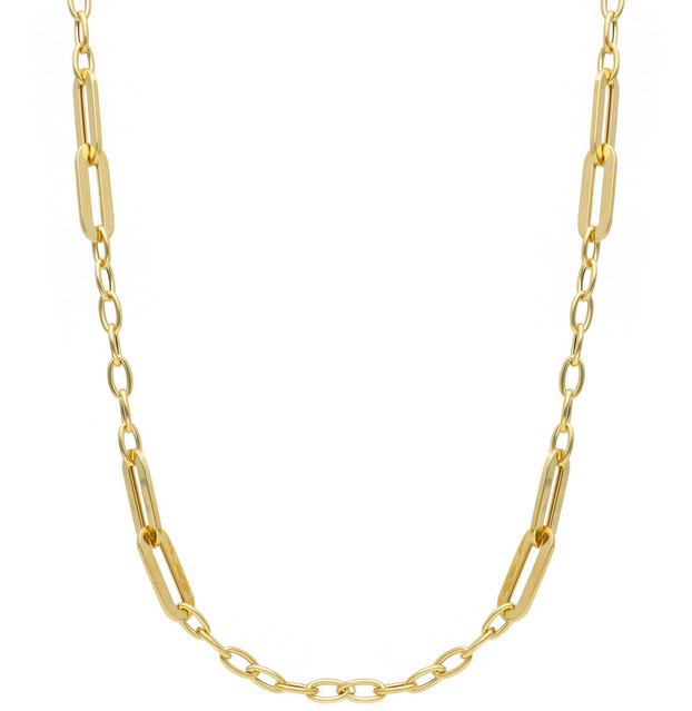 Inglessis Collection  Deluxe Gold Link Chain Necklace Κ14 Yellow Gold