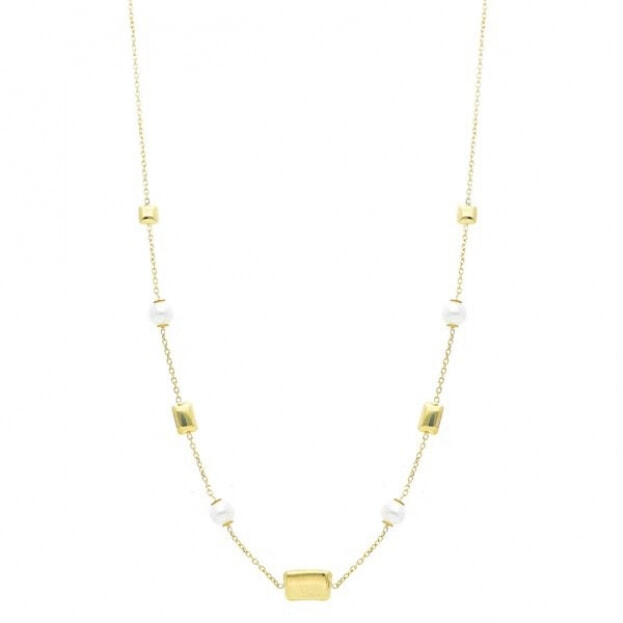 Inglessis Collection Deluxe - Necklace Κ14 Yellow Gold & Pearls