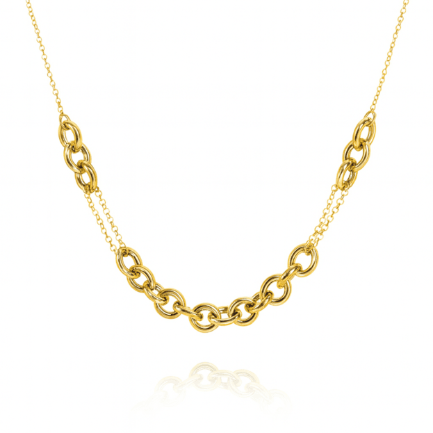 INGLESSIS COLLECTION Deluxe - Κολιέ K14 Κίτρινος Χρυσός