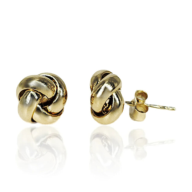 INGLESSIS COLLECTION Deluxe - Knot Earrings K14 Yellow Gold
