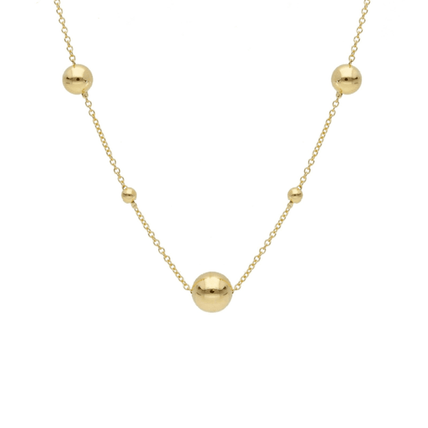 Inglessis Collection Deluxe gold necklace Κ14 Yellow Gold