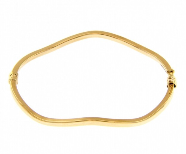 Inglessis Collection Deluxe Golden Bracelet Bangle K14 Yellow Gold