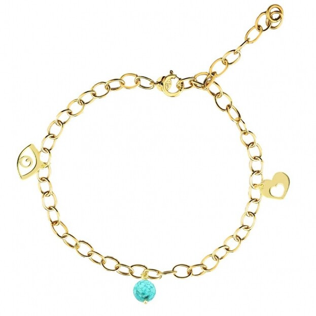 Inglessis Collection Παιδικό Βραχιόλι Κίτρινο Χρυσό Κ14