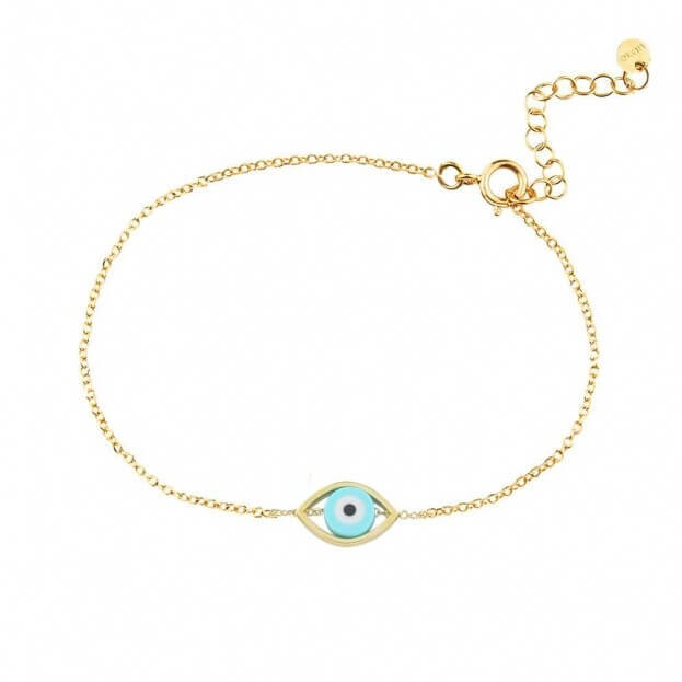 Inglessis Collection Παιδικό Βραχιόλι Με Ματόχανδρο Κίτρινο Χρυσό Κ14