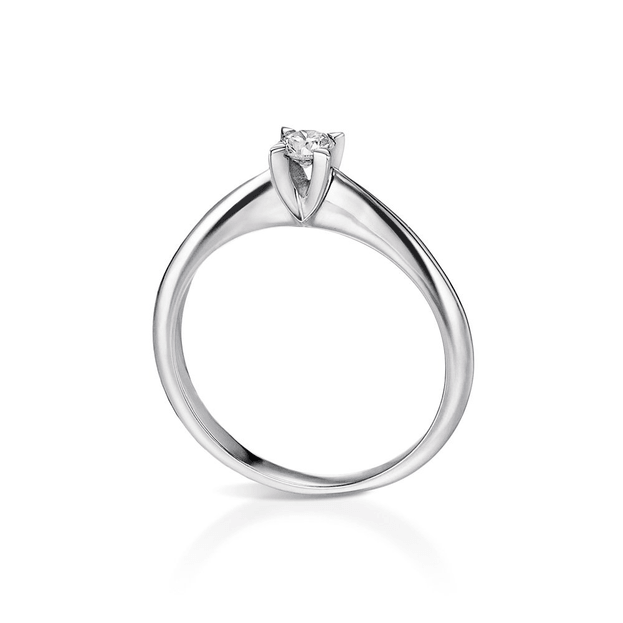 INGLESSIS COLLECTION PROMISE - ΔΑΧΤΥΛΙΔΙ ΜΟΝΟΠΕΤΡΟ 18Κ ΛΕΥΚΟΣ ΧΡΥΣΟΣ ΜΕ ΜΠΡΙΓΙΑΝ