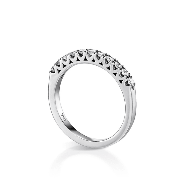 INGLESSIS COLLECTION PROMISE - ΔΑΧΤΥΛΙΔΙ ΣΕΙΡΕ 18Κ ΛΕΥΚΟΣ ΧΡΥΣΟΣ ΜΕ ΜΠΡΙΓΙΑΝ