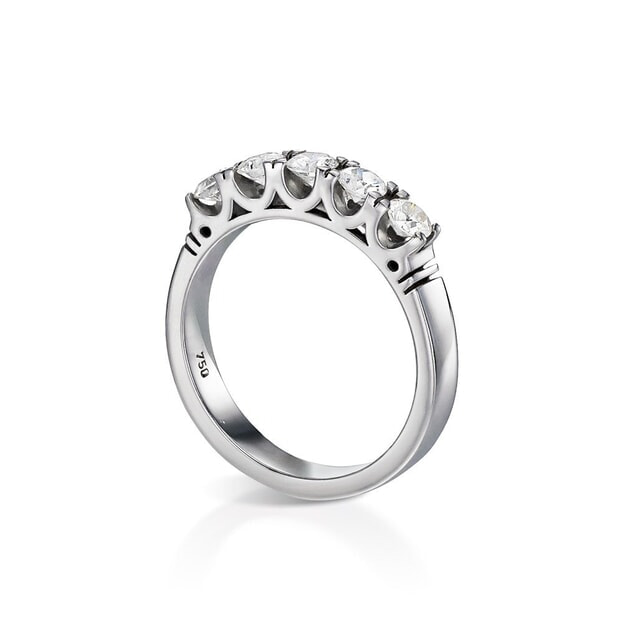 INGLESSIS COLLECTION PROMISE - ΔΑΧΤΥΛΙΔΙ ΣΕΙΡΕ 18Κ ΛΕΥΚΟΣ ΧΡΥΣΟΣ ΜΕ ΜΠΡΙΓΙΑΝ