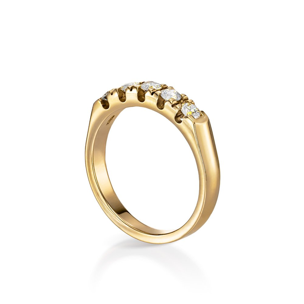 INGLESSIS COLLECTION PROMISE - ΔΑΧΤΥΛΙΔΙ ΣΕΙΡΕ 18Κ ΚΙΤΡΙΝΟΣ ΧΡΥΣΟΣ ΜΕ ΜΠΡΙΓΙΑΝ
