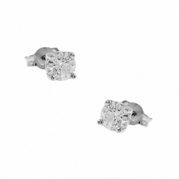 Inglessis Collection Earrings White Gold K14