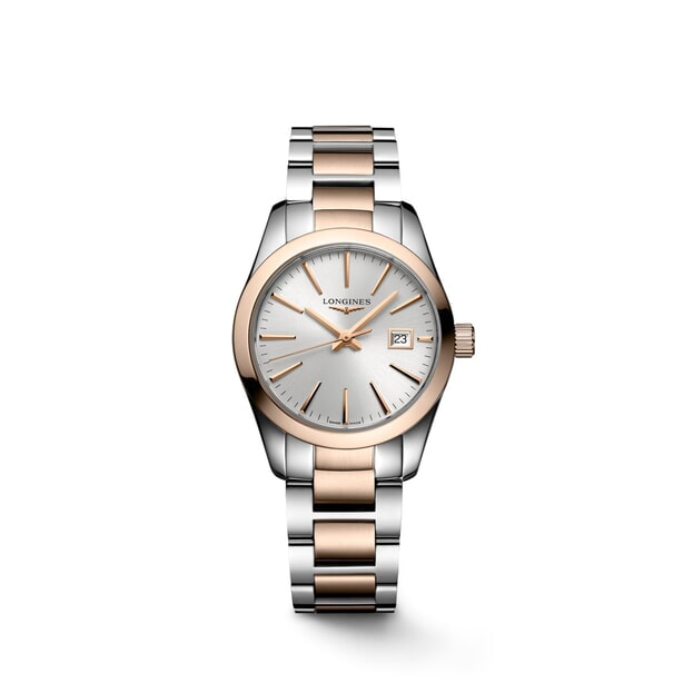 LONGINES Conquest Classic Quartz 29.5mm Ασημί Καντράν