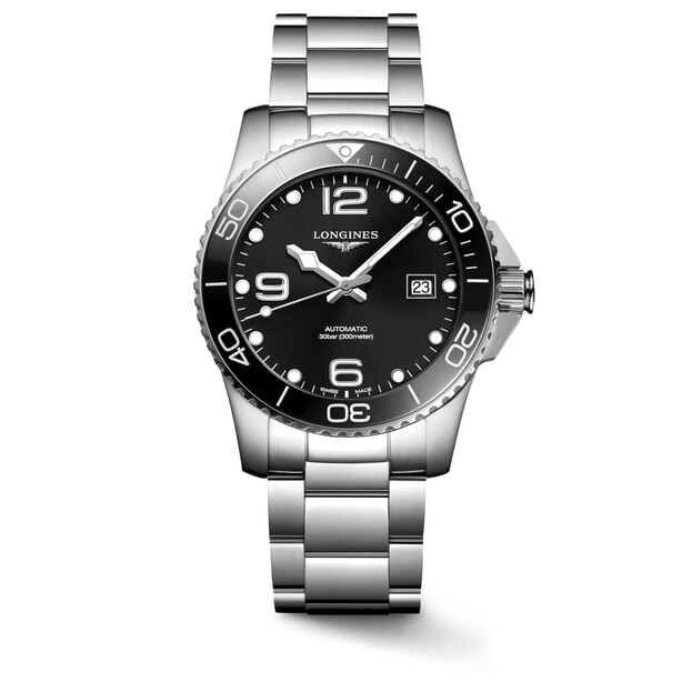 LONGINES HYDROCONQUEST AUTOMATIC 41MM ΜΑΥΡΟ ΚΑΝΤΡΑΝ