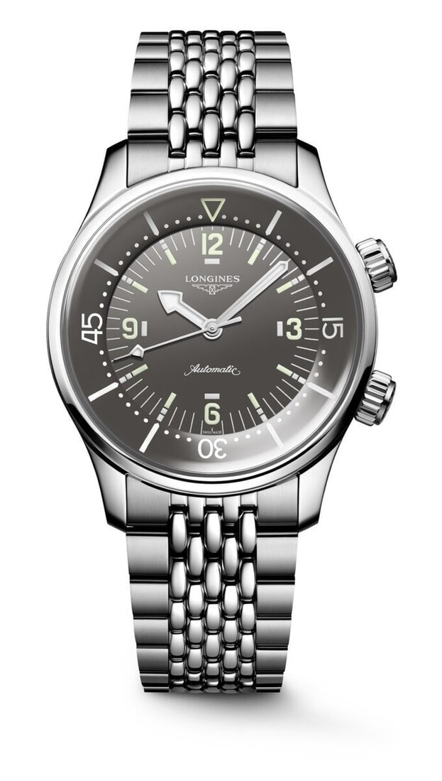 LONGINES LEGEND DIVER 39mm Γκρι καντραν
