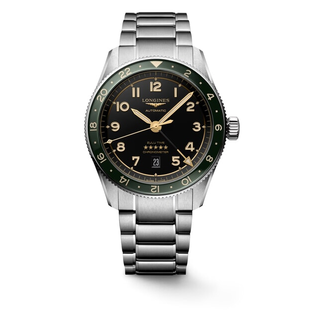 LONGINES Spirit Zulu Time Automatic 42mm Ανθρακί Καντράν