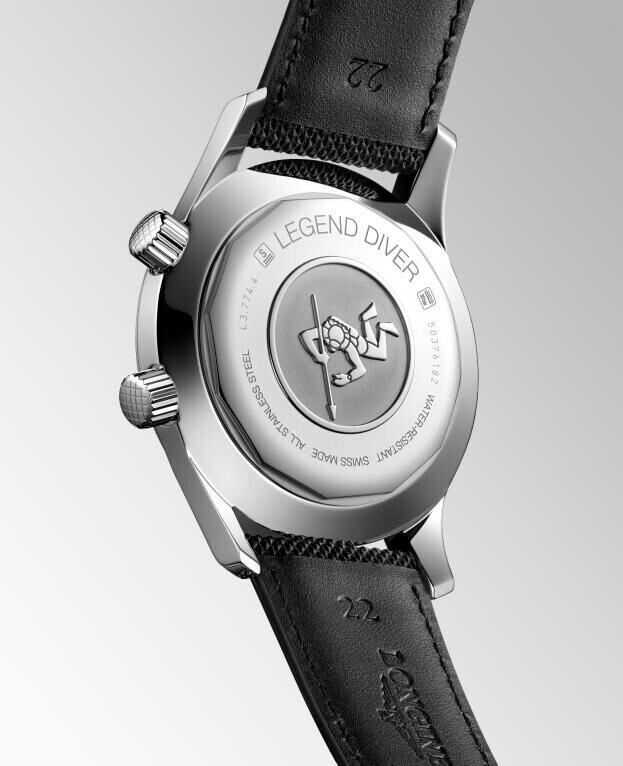 Longines legend diver all black deals