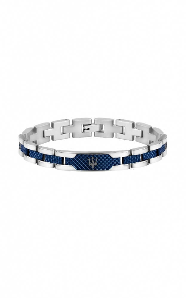 MASERATI Ανδρικό Ατσάλινο Δίχρωμο Βραχιόλι