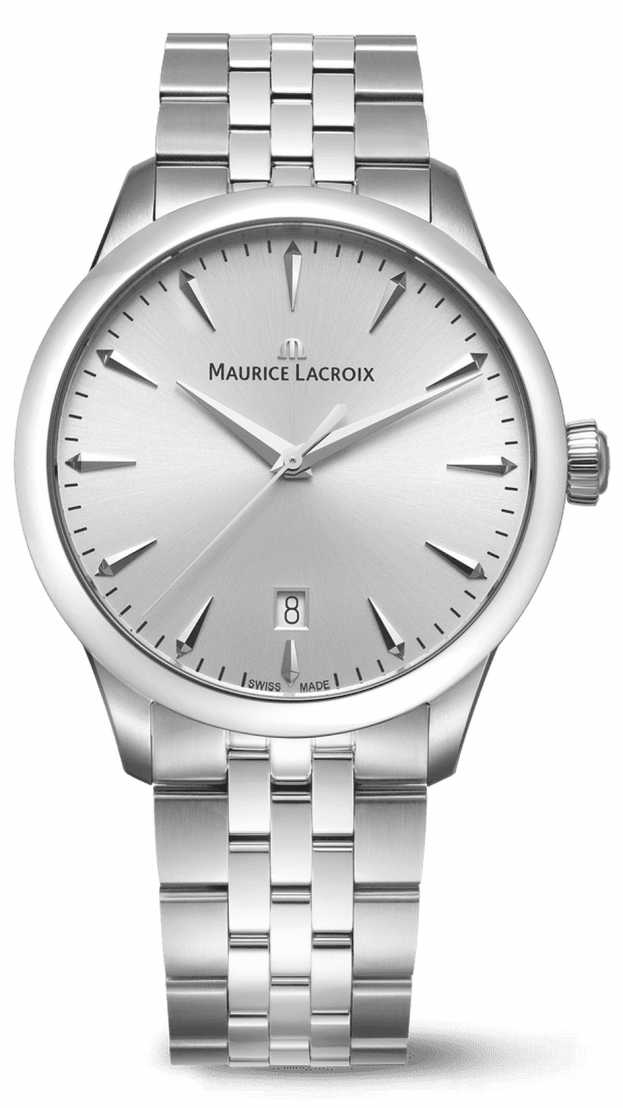 Maurice Lacroix 1975 Μπαταρίας 39mm Ασημί Καντράν