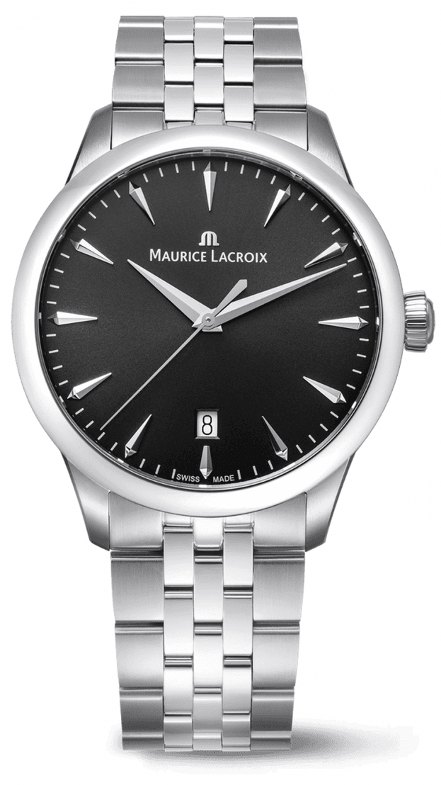 Maurice Lacroix 1975 Μπαταρίας 39mm Μαύρο Καντράν