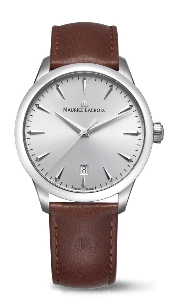Maurice Lacroix 1975 Μπαταρίας 39mm Ασημί Καντράν