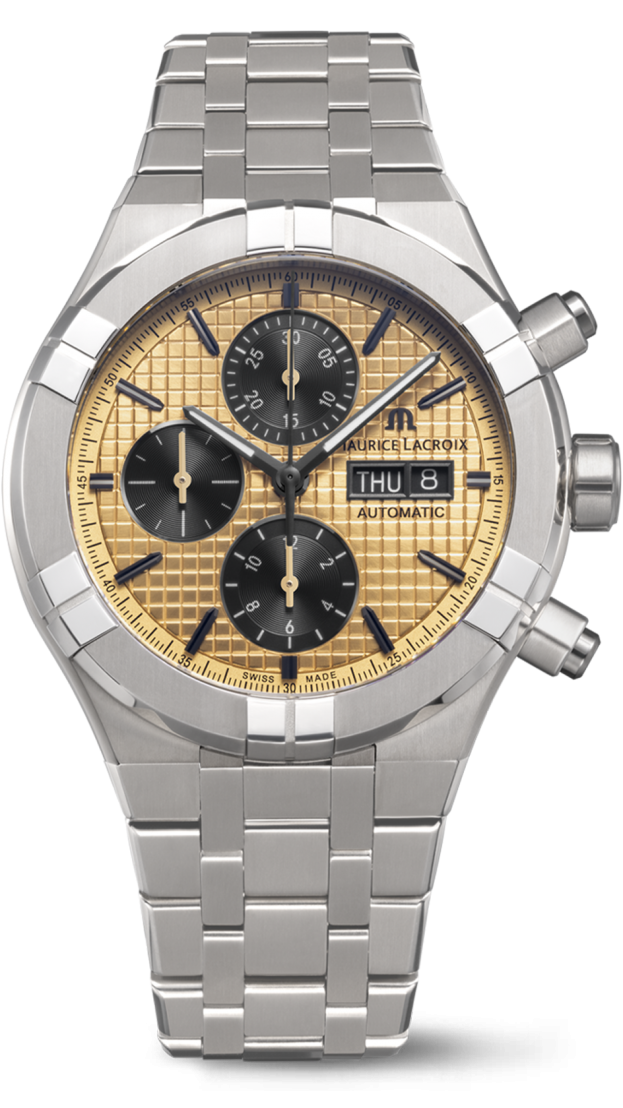 Maurice Lacroix AIKON ΑΥΤΟΜΑΤΟ CHRONOGRAPH 44MM χρυσό καντράν
