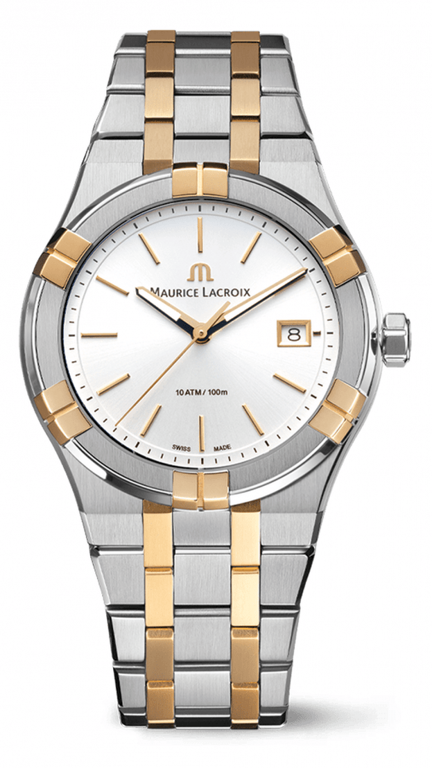 Maurice Lacroix AIKON Quartz 40mm White Dial Gents Watch