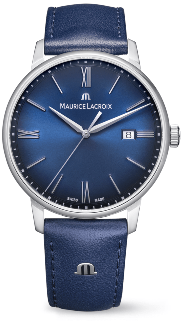 Maurice Lacroix ELIROS date 40mm μπλε καντραν