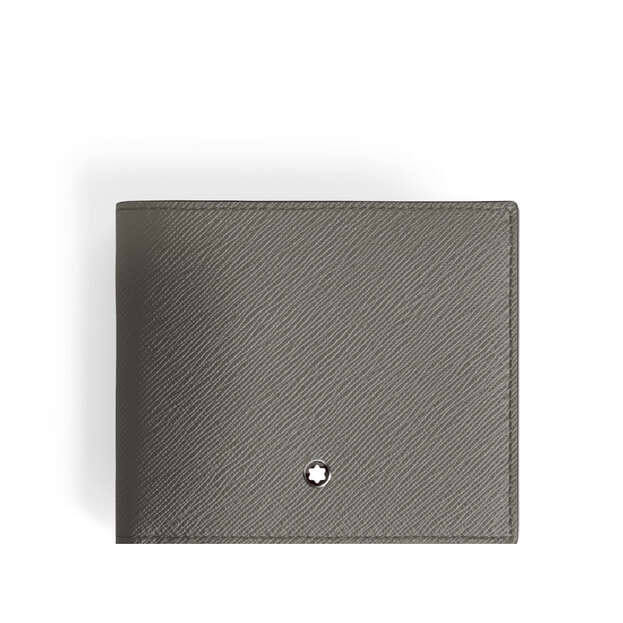 Montblanc Sartorial Δερμάτινο Πορτοφόλι 8cc Γκρι