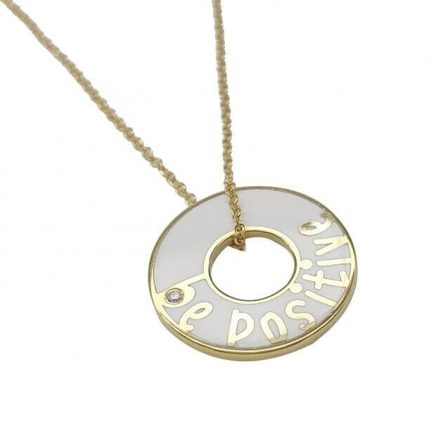 INGLESSIS COLLECTION GOLDIE - ΚΟΛΙΕ K14 ΚΙΤΡΙΝΟΣ ΧΡΥΣΟΣ ΜΕ ΚΕΡΑΜΙΚΟ & ΜΠΡΙΓΙΑΝ