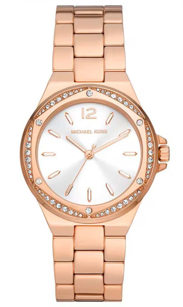 MICHAEL KORS Lennox Μπαταρίας 37mm Λευκό Καντράν