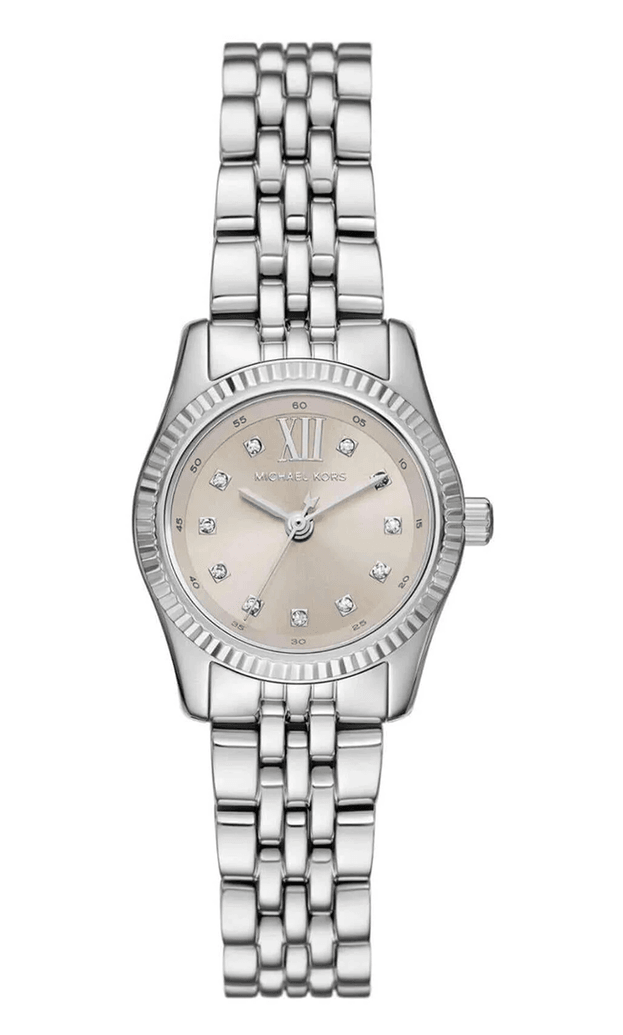 MICHAEL KORS Petite Lexington Μπαταρίας 26mm Ασημί Καντράν