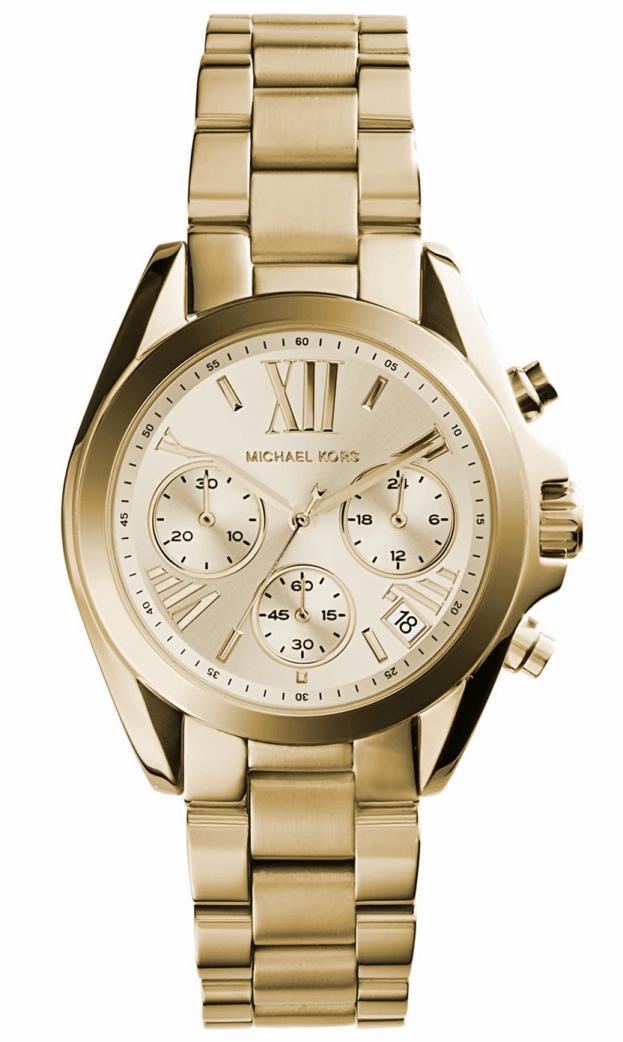 MICHAEL KORS Mini Bradshaw 36mm χρυσό καντραν