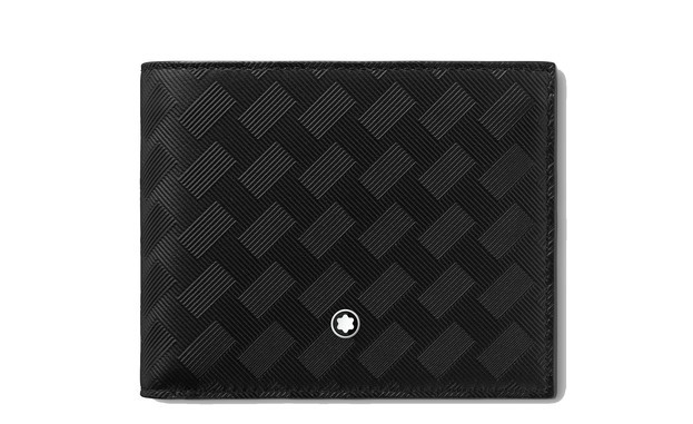 ST Dupont Defi Black Millenium 8 Credit Card Bifold Leather Wallet