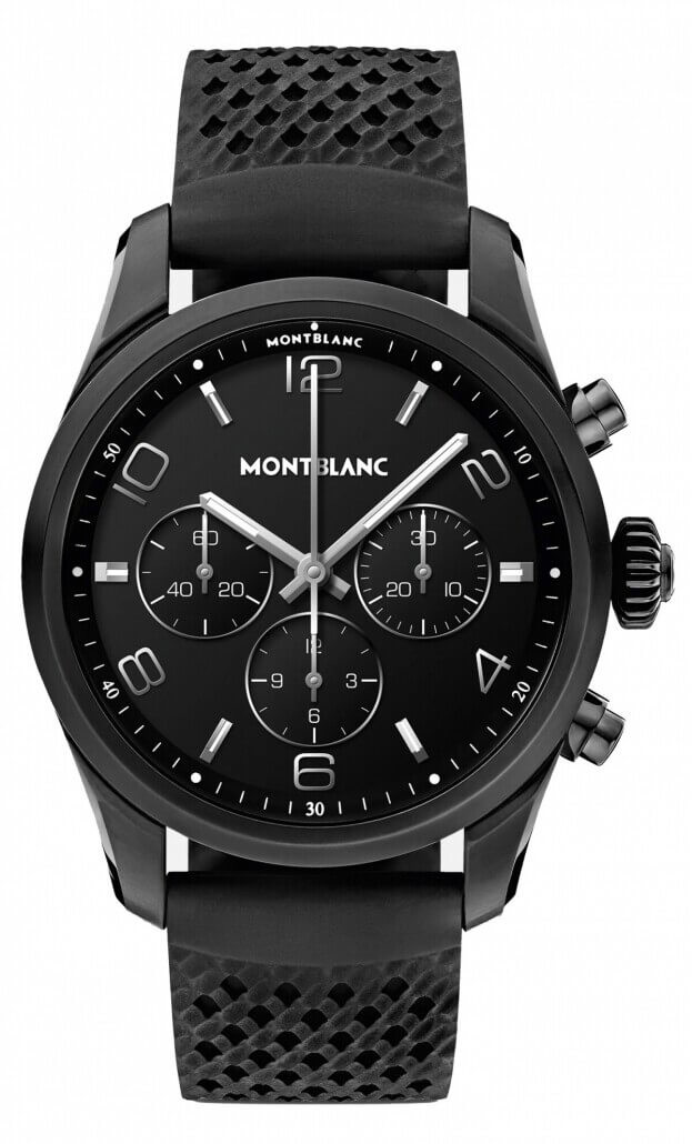 Montblanc Summit 2+ Smartwatch 43.5 mm Μαύρο Καντράν Unisex Ρολόι