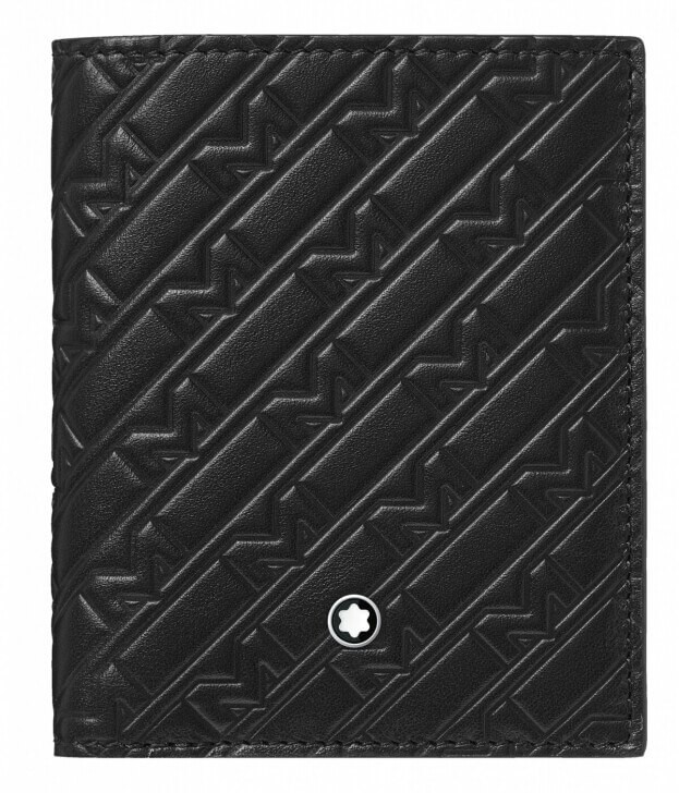 Montblanc M_Gram 4810 Business Card Holder with banknote compartment Καρτοθήκη Μαύρη Δερμάτινη