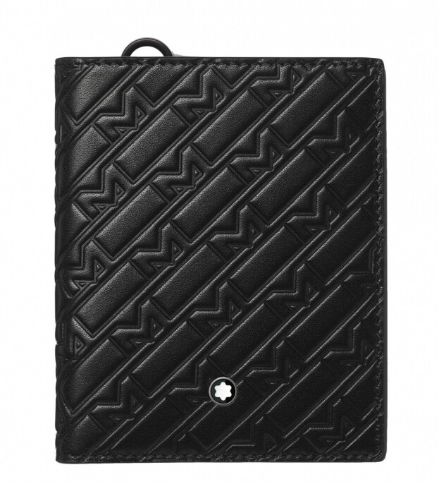 Montblanc M_Gram 4810 compact wallet 6cc Πορτοφόλι Μαύρο Δερμάτινο