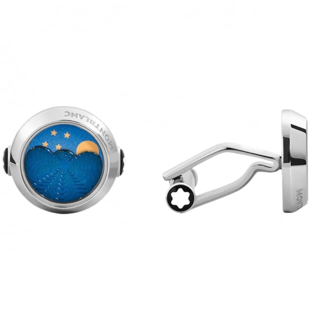 Montblanc Cufflinks Steel Moonphase Μovement