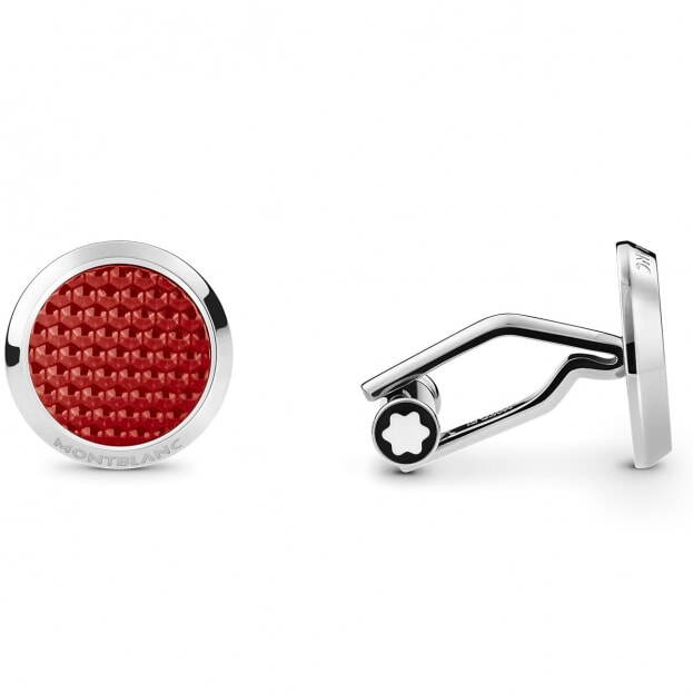 Montblanc Cufflinks Meisterstück Red