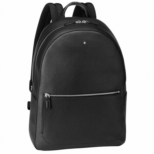 Montblanc Meisterstück Soft Grain Medium Backpack Μαύρο Δέρμα