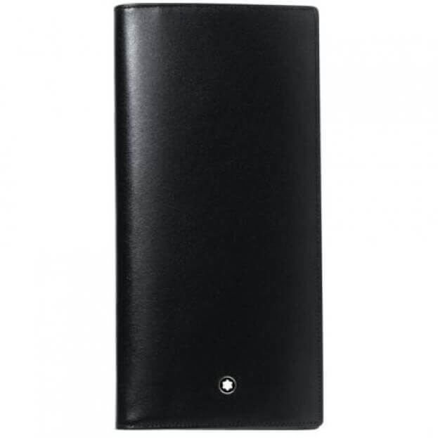 MONTBLANC MEISTERSTUCK LONG WALLET 14CC BLACK leather