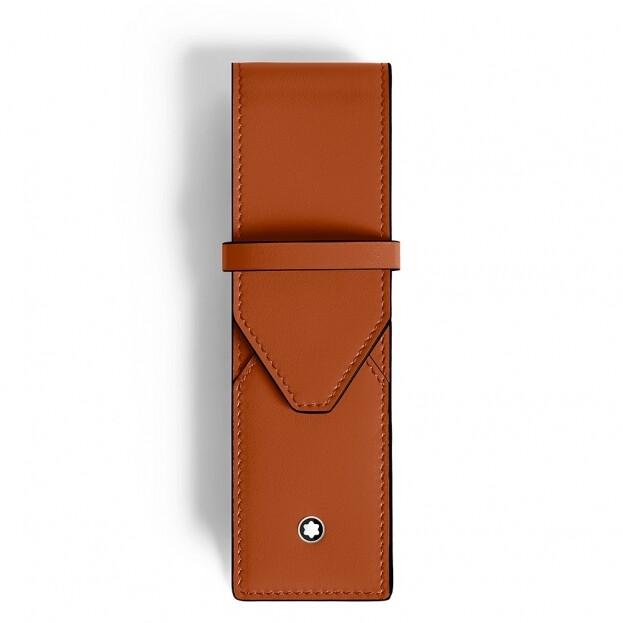 Montblanc Meisterstück 2-Pen Θήκη Στυλογράφου Κεραμιδί Δέρμα