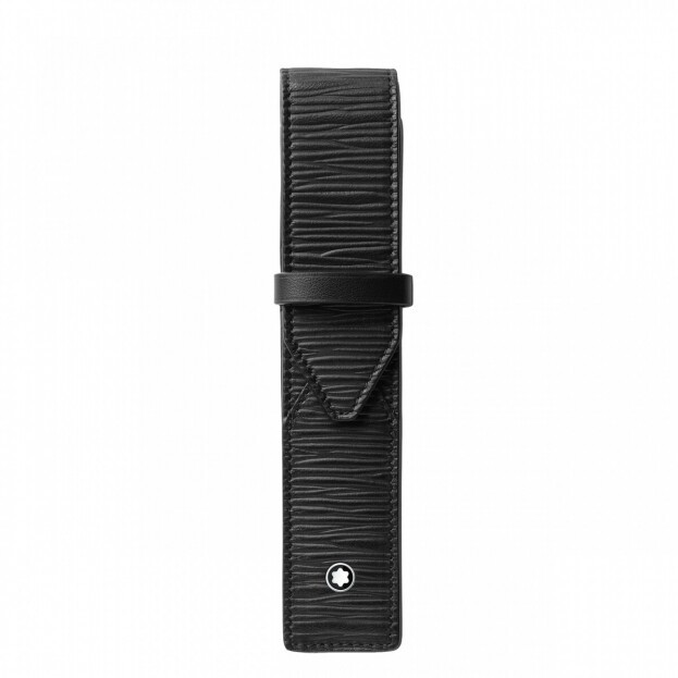 Montblanc Meisterstück 4810 1-Pen Pouch Θήκη Στυλογράφου Μαύρο Δέρμα