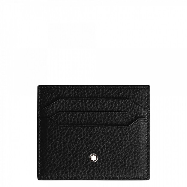 Montblanc Meisterstück Μαλακή Θήκη Καρτών 6cc Μαύρη