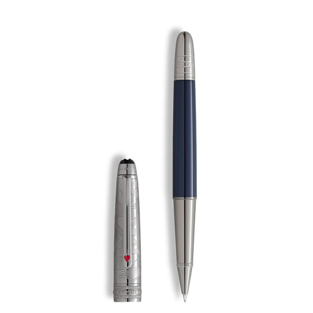 Montblanc Meisterstück Around the World in 80 Days Doué Classique Rollerball Σκούρο Μπλε