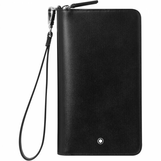 Montblanc Meisterstuck Soft Grain Wallet 6cc with coin case Black Leather