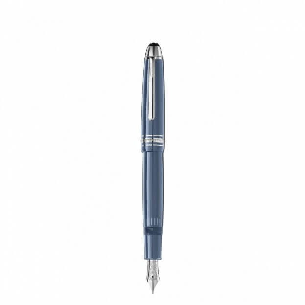 Montblanc Meisterstück Glacier LeGrand Fountain Pen Blue