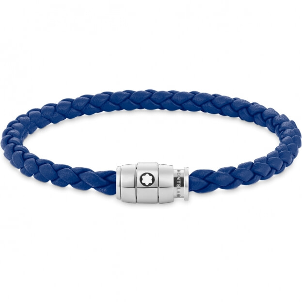 MONTBLANC Meisterstück Steel 3-ring Bracelet Blue