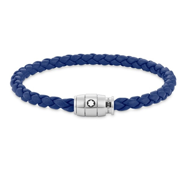 MONTBLANC Meisterstück Steel 3-ring Bracelet Blue
