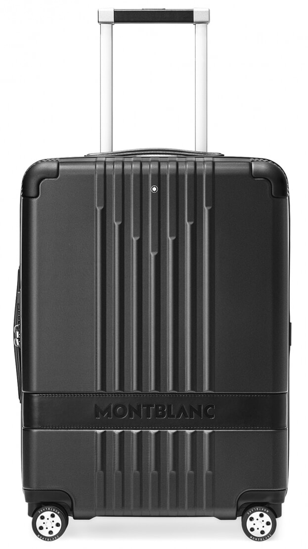 MONTBLANC #MY4810 Cabin Compact Βαλίτσα Καμπίνας Τρόλεϋ Μαύρη