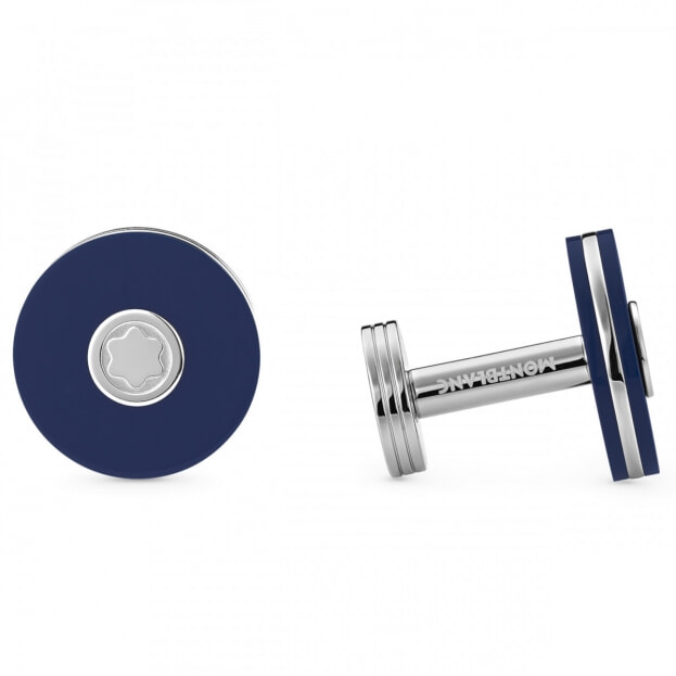 Montblanc PIX Μανικετόκουμπα Μπλε Ρητίνη